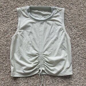 Lululemon Scrunch Tie Tank Light Green Size 4